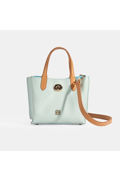 Desa Women's Blue Shoulder Strap Mini Handbag