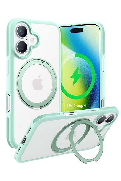 TORRAS Upgraded 360° Rotatable Magnetic Ring for iPhone 16 Case