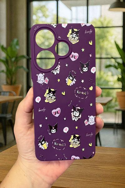 Vip Case Xiaomi Redmi 13 4g Kurumi Patterned Silicone Shock Absorbing Classic Protected Rubber Case277