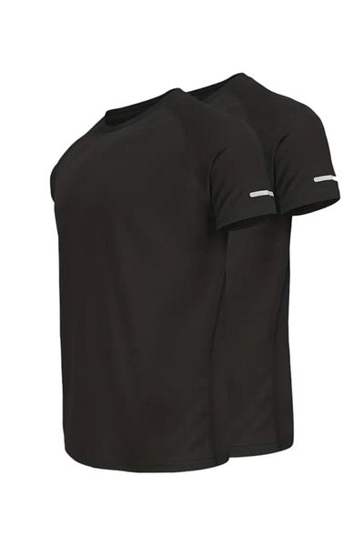 Karatopak 2 Pack Athletic Technical Performance Sports T-Shirts with Quick Dry Feature
