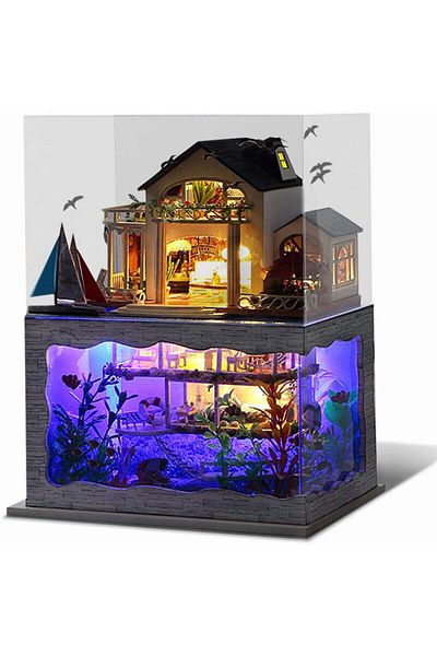 OEM Interactive game, assembly house model, miniature, birthday gift, anniversary, DIY, Holiday
