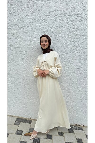 BURKAY Μοντέρνο φόρεμα με κορδόνια με χαλαρή εφαρμογή – για καθημερινές και κομψές συνδυασμές