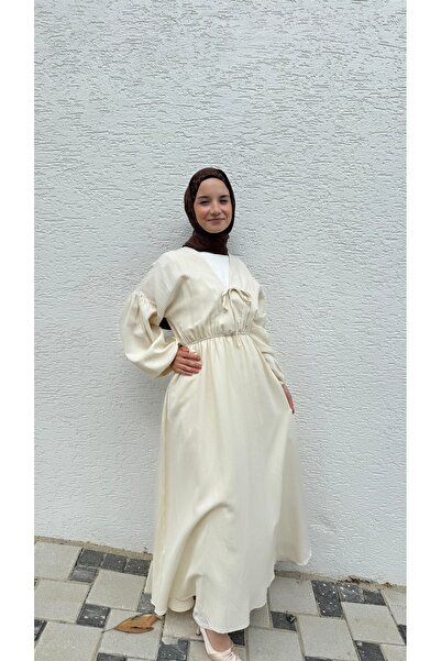 BURKAY Μοντέρνο φόρεμα με κορδόνια με χαλαρή εφαρμογή – για καθημερινές και κομψές συνδυασμές