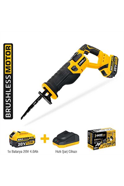 SGS AKÜLÜ TİLKİ KUYRUĞU TESTERE SETİ 20V 4.0Ah (KÖMÜRSÜZ MOTOR) – SGS5565