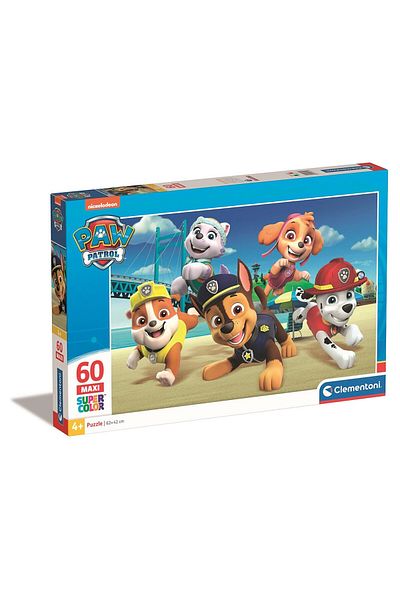 PAW PATROL Puzzle Maxi Patrula Cățelușilor, Ilustrații Colorate, 4 ani+, 60 de piese