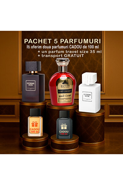 PA PACHET SPECIAL: Extreme Oud+Extreme Musk+Lost Cherry+2xParfumuri Cadou