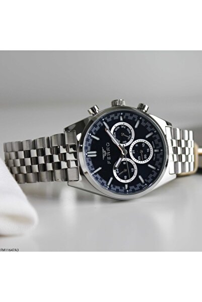 FERRO Fm11647A3 Men's Wrist Watch with Steel Band