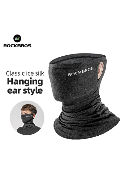 ROCKBROS قناع وجه للدراجات من الحرير الجليدي واقي من الشمس WB-003GR، يمتص الع...