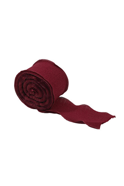 Choice 4 سم نبيذ أحمر 4 سم 9 أمتار/لفة شرائط حافة الدانتيل المجعدة لتعبئة الز...