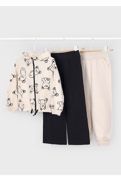 MAYORAL Girl's Tracksuit Set with 2 Bottoms