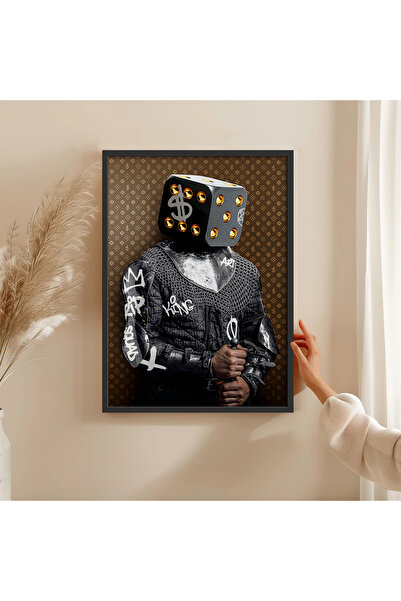 HOMEPACK TABLO CU CADRU DE LEMN POSTER CU CADRU DECOR ARTISTIC DE PERETE TK/1499