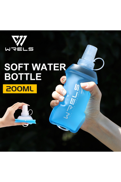 Choice زجاجة مياه رياضية خارجية من WRELS زرقاء 200 مل للتخييم والجري والدراجا...