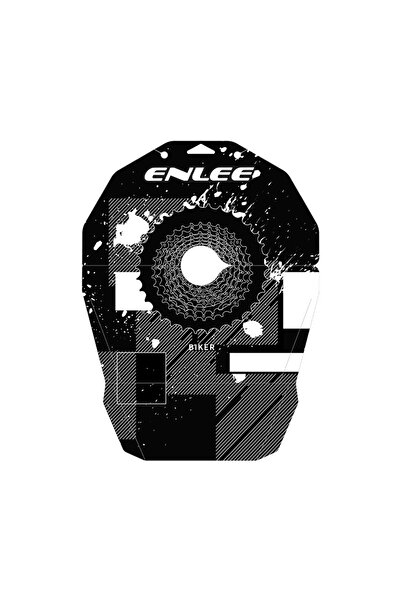 Choice غطاء غسيل الدراجات CF-E25 أسود من ENLEE، قرص دراجة، لوحة مضادة للبقع ا...