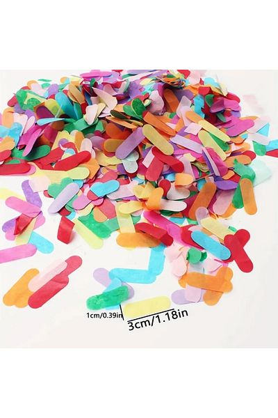 Choice polychrome 1 piece - Multicolor Confetti Wedding Bachelorette Party Hen Night Party Decoration Party
