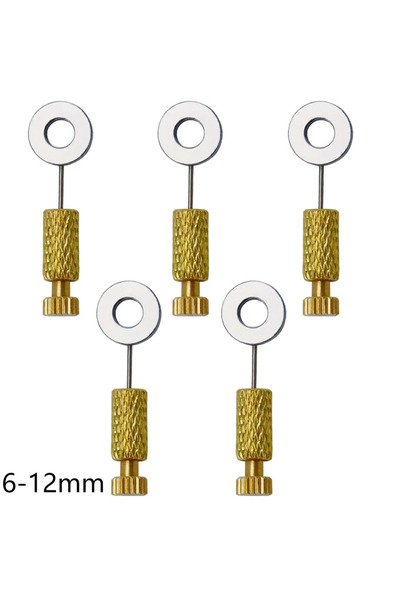 Choice 5pcs 6-12mm 5/10pcs DIY Leather Suture Positioning Needle Tool Suture ...