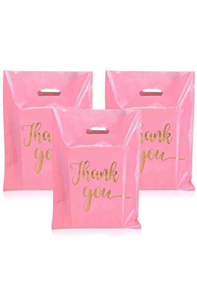 Choice3 50 قطعة وردية 20 × 25 سم 10/50/100 قطعة أكياس هدايا بلاستيكية لحفلات ...