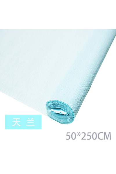 Choice ورق كريب مصنوع يدويًا من 25 لونًا، ورق زهور، ورق هدايا، لفة حافة ورقية...