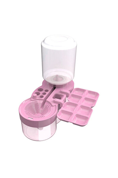 Choice آلة تنظيف فرش الطلاء العملية باللون الوردي مع زر تصريف، جهاز تنظيف فرش...