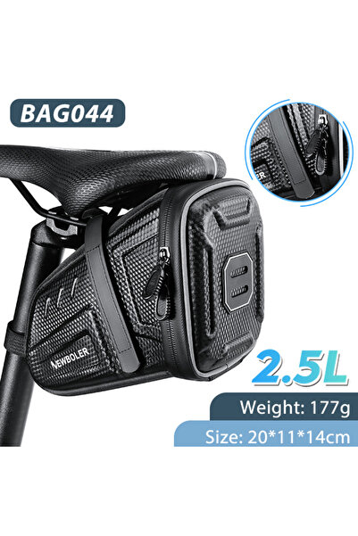 Choice حقيبة سرج دراجة BAG044-2.5L NEWBOLER حقيبة سرج دراجة هوائية جبلية مقاو...
