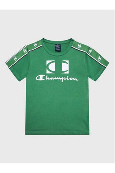 Champion Tricou băieți 306326 Verde