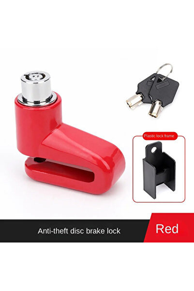 Choice قفل أحمر مضاد للسرقة، قفل قرص فرامل الدراجة الكهربائية، قفل قرص دراجة ...