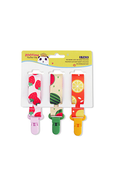 Choice3 1 مشبك مصاصة للأطفال على شكل سلسلة، 3 قطع/مجموعة، مشبك مصاصة مخصص، حا...