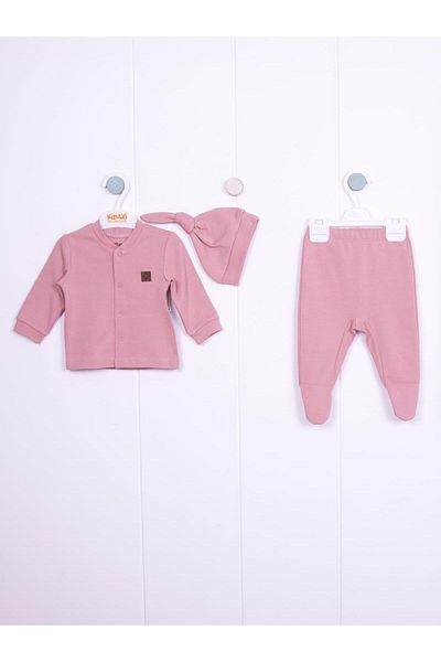 Kidaxi Kd43096 Interlock 3-Piece Girl Set 1-3/3-6/6-9/ Ay