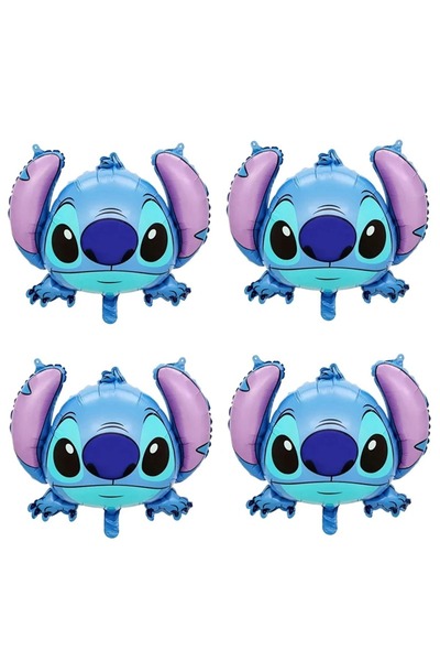 Choice كما في الصورة، 4 قطع 1/4 قطعة من بالونات ليلو وستيتش، مجموعة بالونات م...