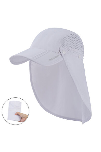 Choice قبعة صيد قابلة للطي من Whit Foldable Brim BASSDASH UPF 50+ قبعة بيسبول...