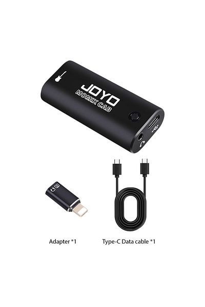 Choice Black JOYO Guitar Audio Interface Portable Mini Recording Sound Card Lightweight with Type-C and Co