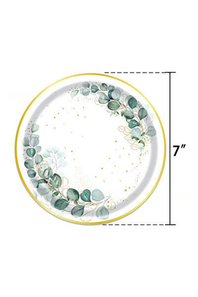 Choice 7inch plates 20pcs 20pcs Minimalist Party Cutlery Set Disposable Paper...