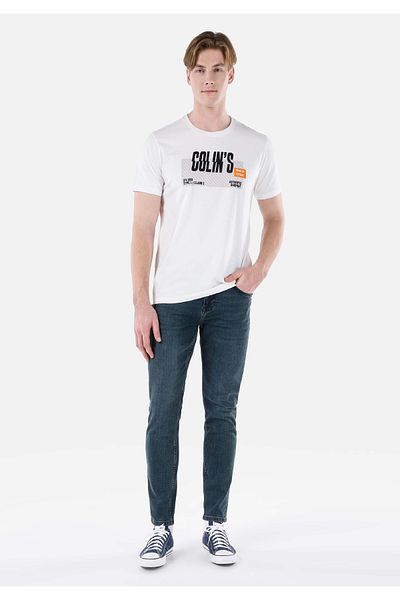 Colin's Regular Fit Men's Green Jean Trousers