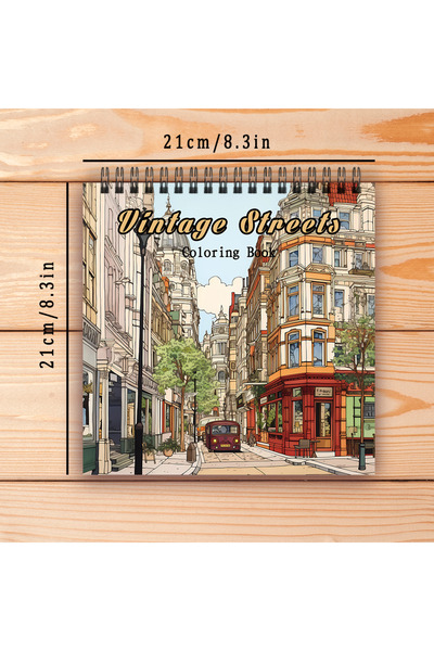 Choice Red Adult coloring book - 30 Sheets Women's spiral coloring book, 8.3x...