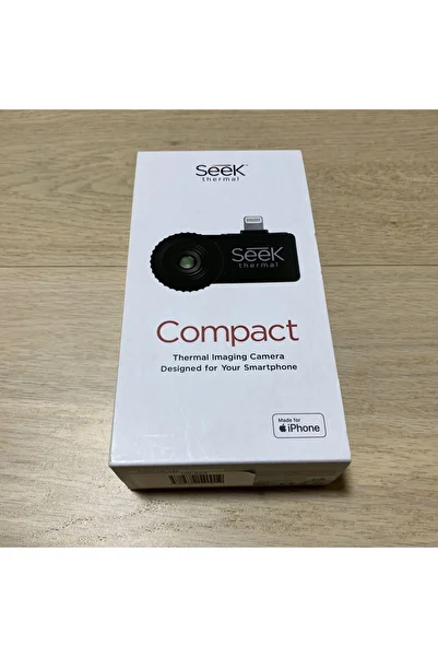 Seek Thermal Compact - All-Purpose Thermal Imaging Camera for iOS, Black - LW-AAA