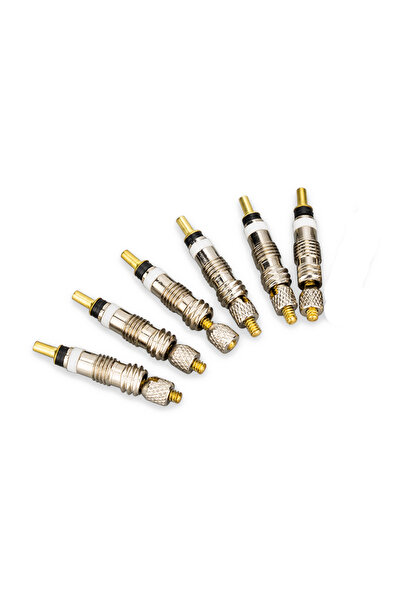 ZTTO 6 قطع من صمام بريستا، فوهة FV نحاسية بديلة لإطار الدراجة، صمام الدراجة ا...