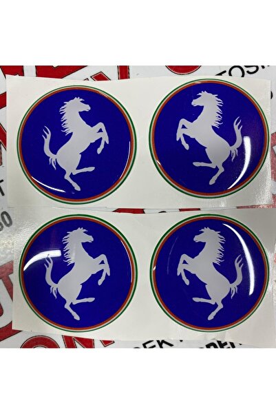 Şanlı Sticker Lacivert Slikonlu (Ferrarı) 4x