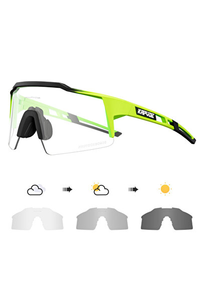 KAPVOE Photochromic-1 lens KE9023-PC-1L-09 Photochromic Cycling Sunglasses fo...