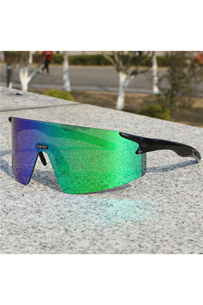 Choice نظارة شمسية لركوب الدراجات من NRC بعدسة واحدة TR90 نظارة رياضية لركوب ...