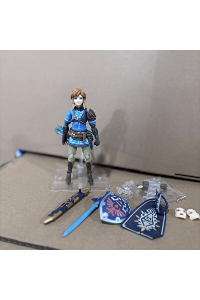 BANDAI with box Figma 626 Zelda Link 15cm Articulated Action Figure Toys