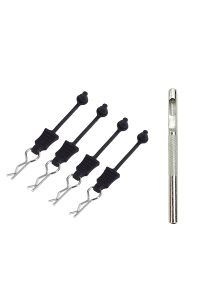 Choice 4pcs Prevent loss body clips With Flexible Rubber Retainer for wltoys MJX Hyper Go HAIBOXING HBX SC