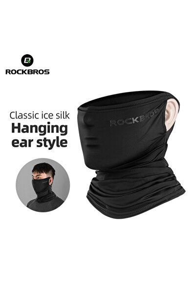 ROCKBROS قناع وجه لركوب الدراجات من الحرير الجليدي WB-003B واقي من الشمس UV40...