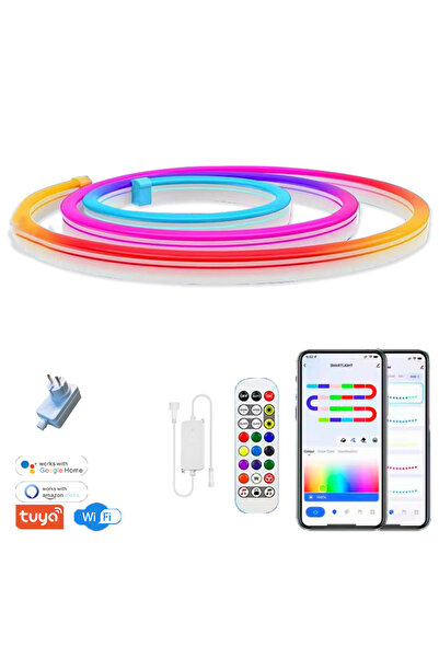 Choice 10M EU-Plug Tuya WiFi-RGB Wiscolor Tuya Wifi Plug RGBIC LED Neon Strip...