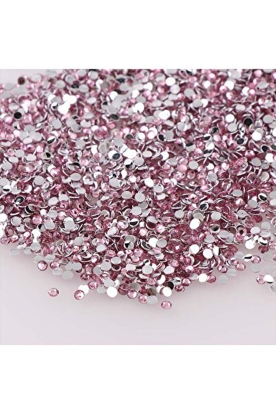 Choice6 2mm light pink 1000pcs Non Hot Fix Rhinestones 2/3/4mm Round Resin Fl...