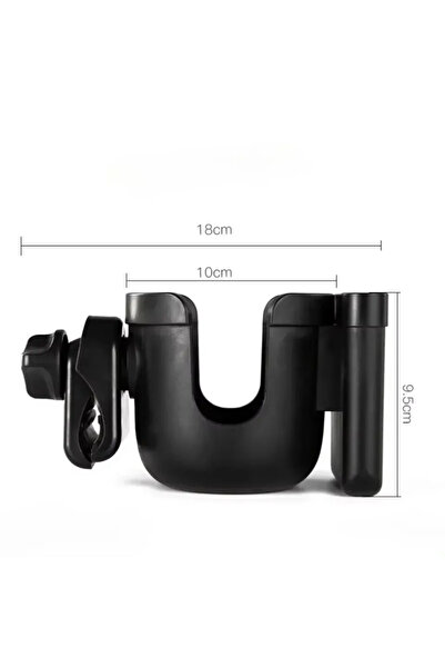 Choice حاملات أكواب عربة الأطفال السوداء، حاملات زجاجات عربة الأطفال، حاملات ...