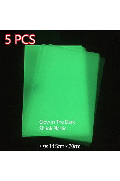 Choice 5 قطع من صفائح البلاستيك الشفافة القابلة للانكماش، أغشية الانكماش الحر...