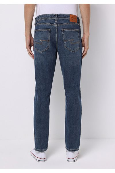 Colin's Straight Fit Men's Black Jean Trousers