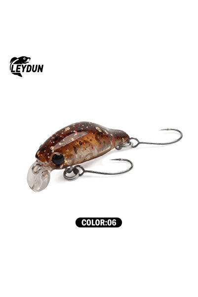 Choice طُعم صيد سمك ليدون السطحي، 30 مم، وزن 1.5 جم، طُعم صيد سمك كرانكبيت عا...