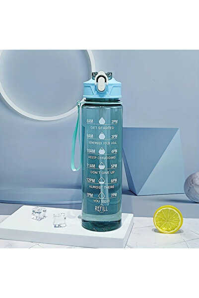 Choice Green 750ML Water Bottle with Straw Motivational Sport Water Bottle fo...