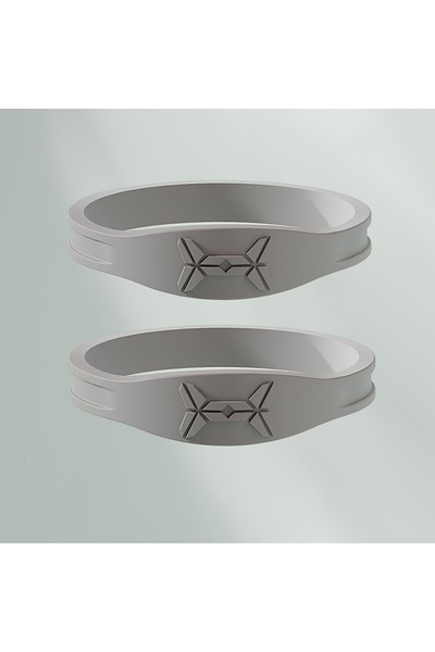 Choice رمادي 2 قطعة من وسادات الركبة الضاغطة عالية المرونة وحزام الرضفة، مناس...