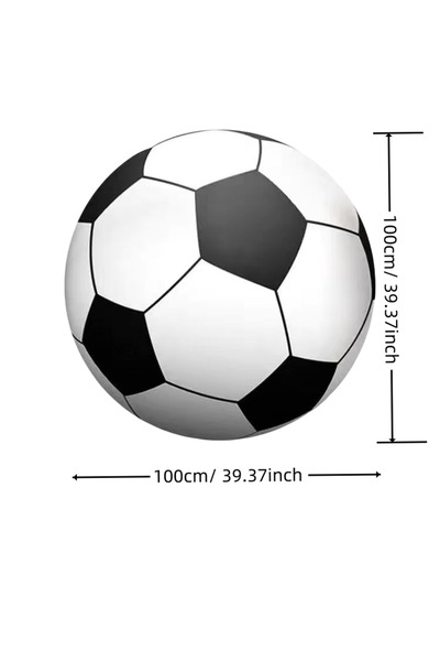 Choice 100cm Outdoor Games Inflatable Toys Grass Soccer Ball School Fun Sport...